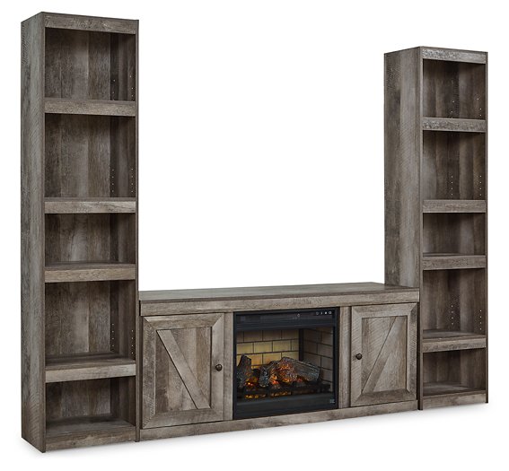 Wynnlow Entertainment Center with Electric Fireplace