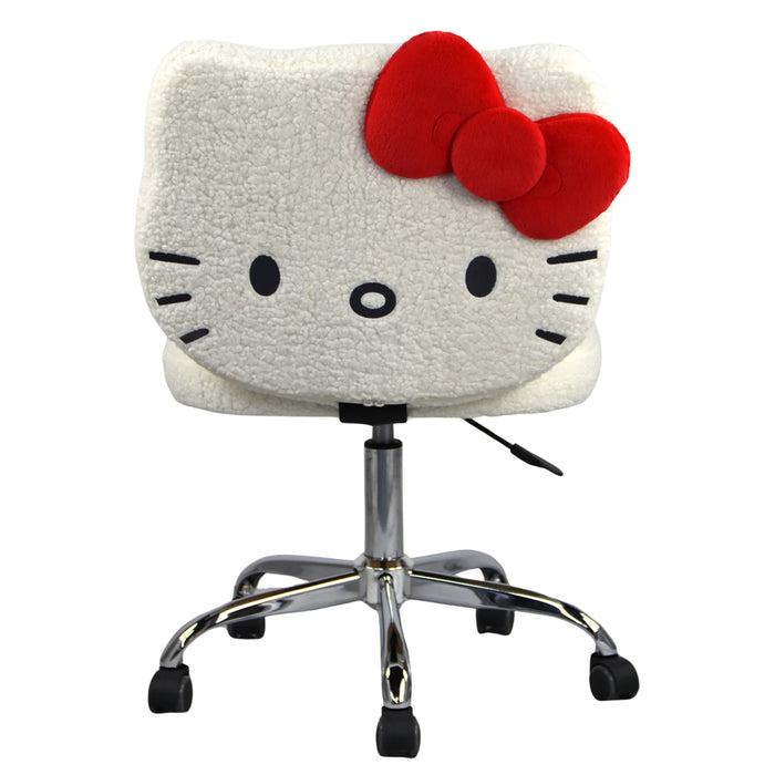 Hello Kitty® Sherpa Swivel Vanity Chair