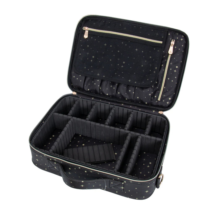 Princess Makeup Carry Case with Adjustable Dividers
