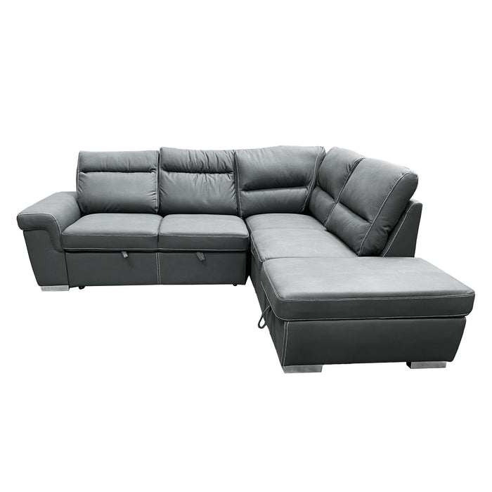 Acoose 101"L  Sectional Sofa with Sleeper