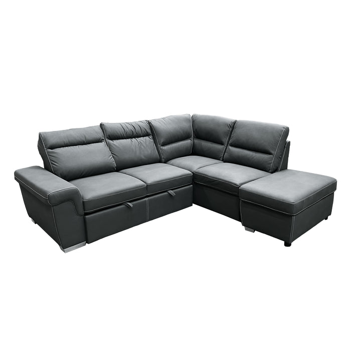 Acoose 101"L  Sectional Sofa with Sleeper