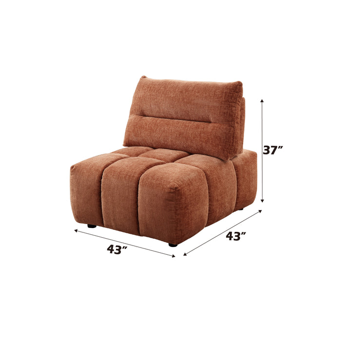 Loanna 43"L Upholstered Modular - Wedge