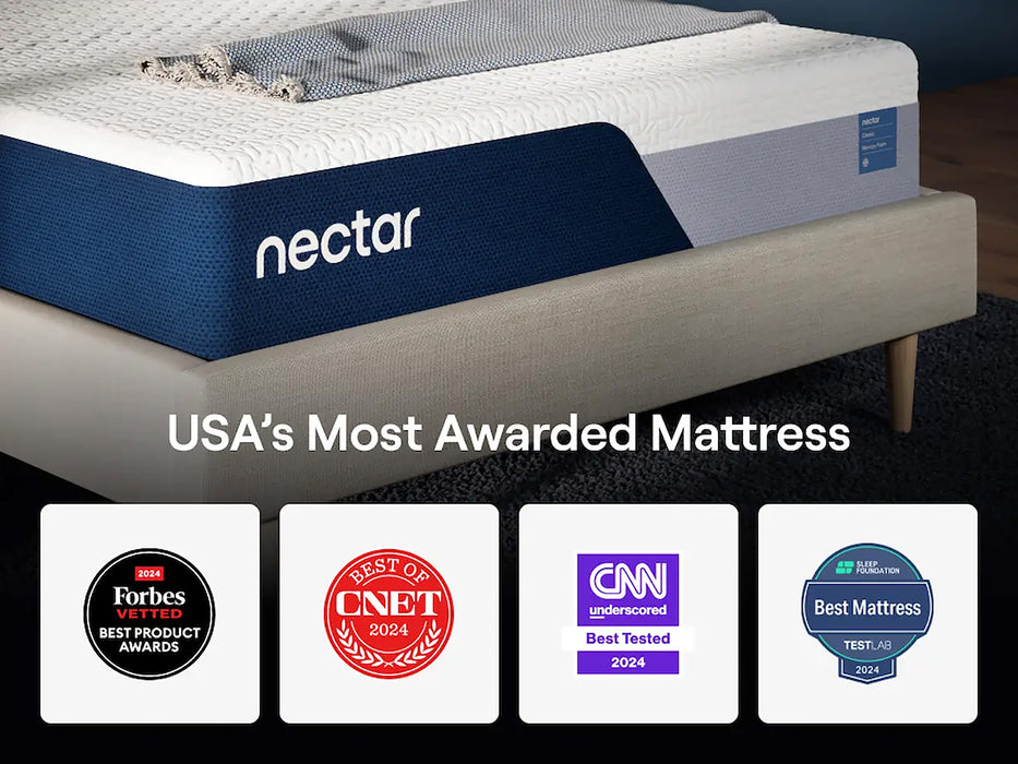 12" Nectar Classic Memory Foam 5.1 Firm Mattress