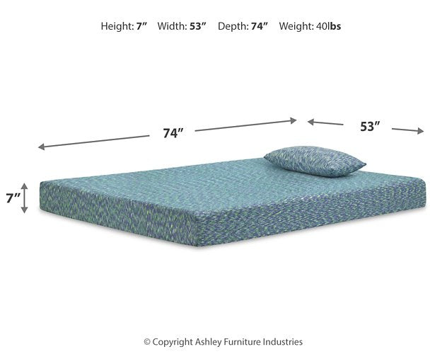 iKidz Blue Mattress and Pillow