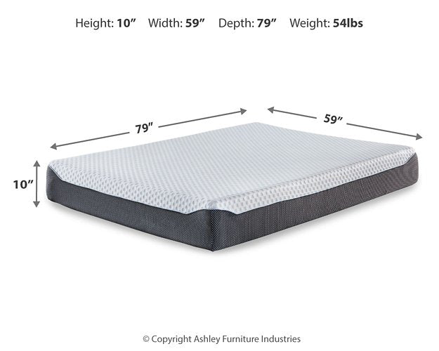 10 Inch Chime Elite Memory Foam Mattress in a box