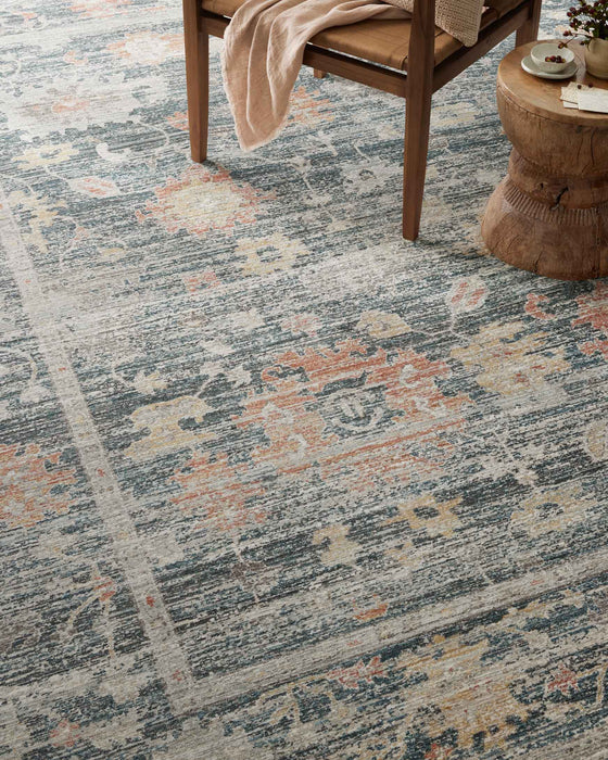 Magnolia Home by Joanna Gaines x Loloi Millie MIE-01 Blue / Multi