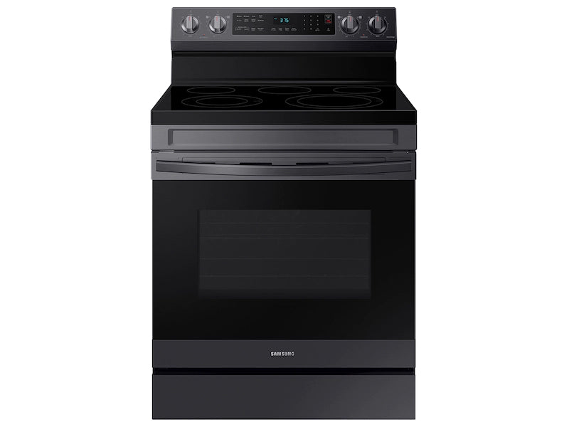 Samsung NE63A6511SG 6.3 Cu. ft. Smart Freestanding Electric Range with No-Preheat Air Fry & Convection in Black Stainless Steel