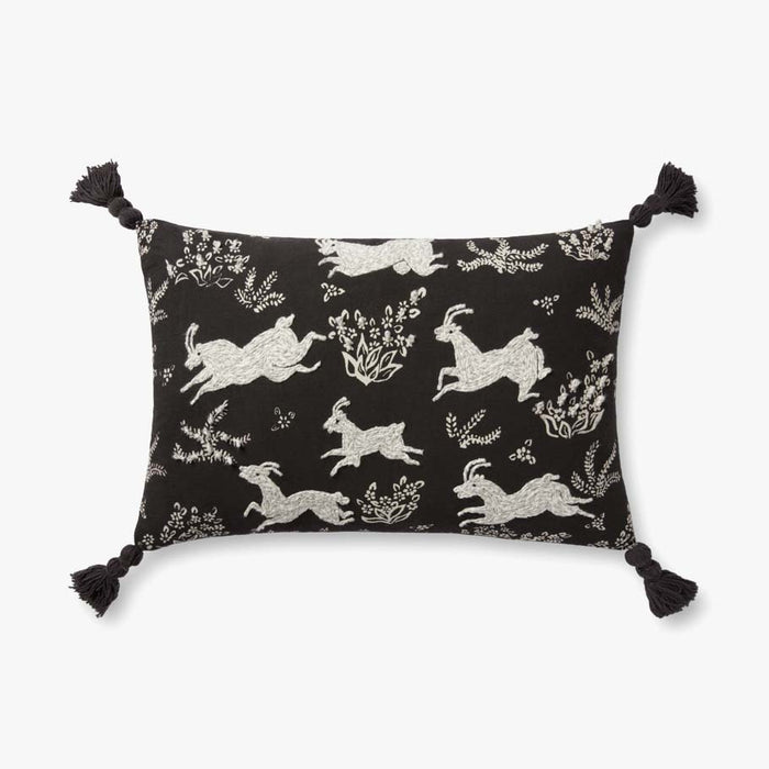 Loloi Pillows PLL0027 Black / Ivory