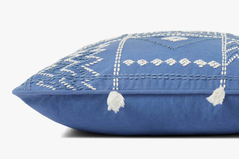Loloi Pillows PLL0049 Blue / Ivory