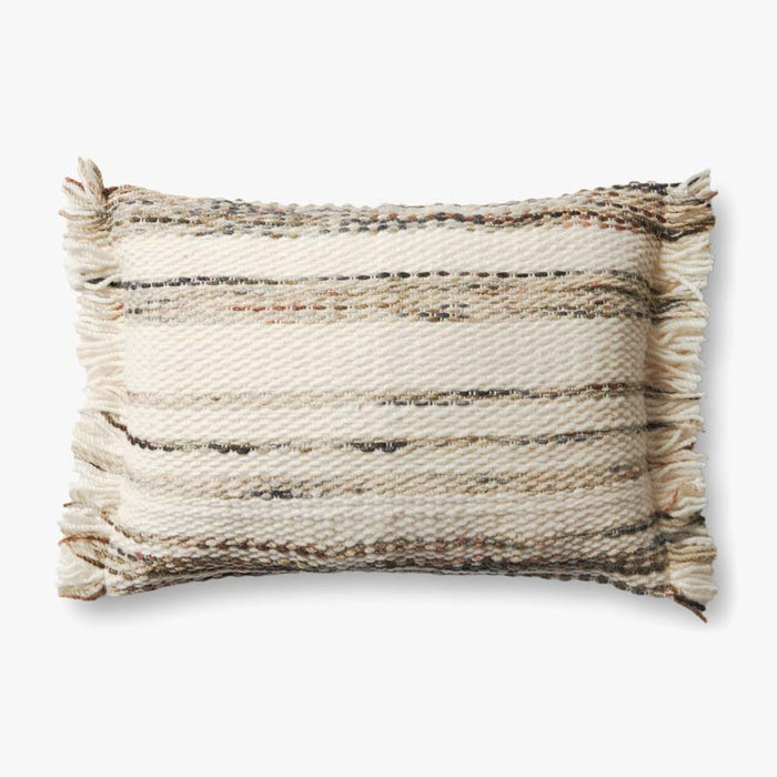 Magnolia Home by Joanna Gaines x Loloi Pillows PMH0006 Natural / Multi