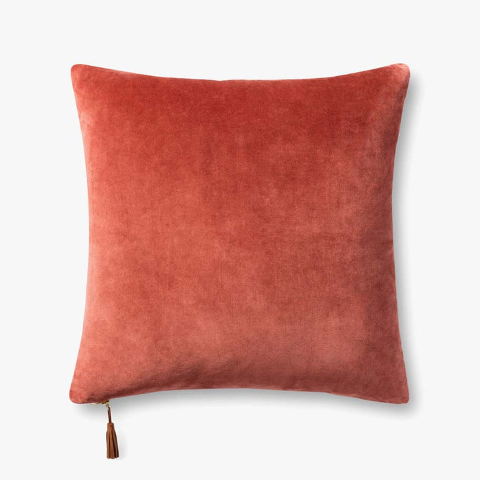 Magnolia Home by Joanna Gaines x Loloi Pillows P1153 Rust / Gold