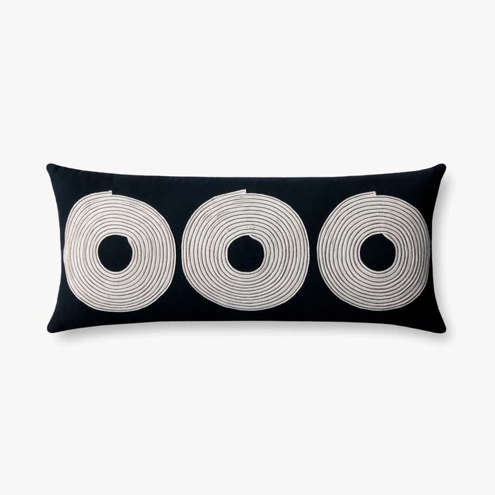 Loloi Pillows PLL0035 Black / Natural