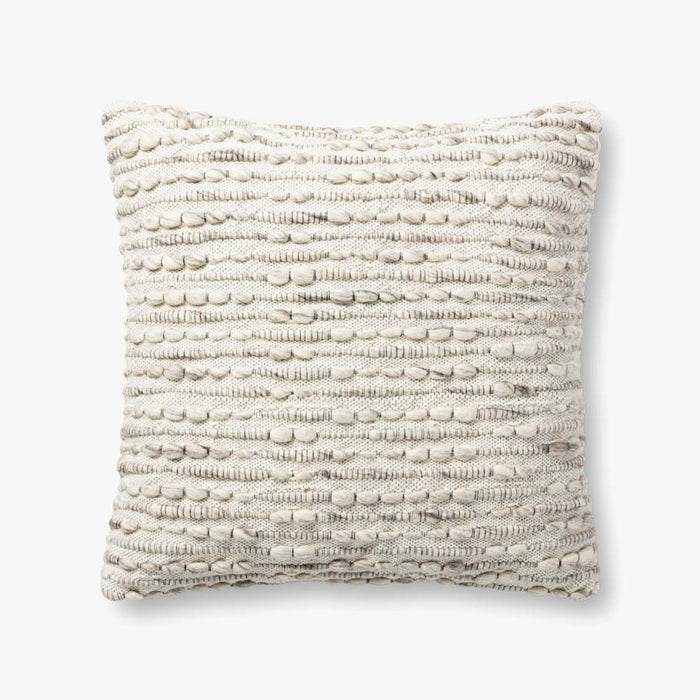 Magnolia Home by Joanna Gaines x Loloi Pillows P1155 Natural / Multi