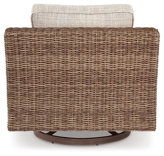 Beachcroft Outdoor Swivel Lounge with Cushion