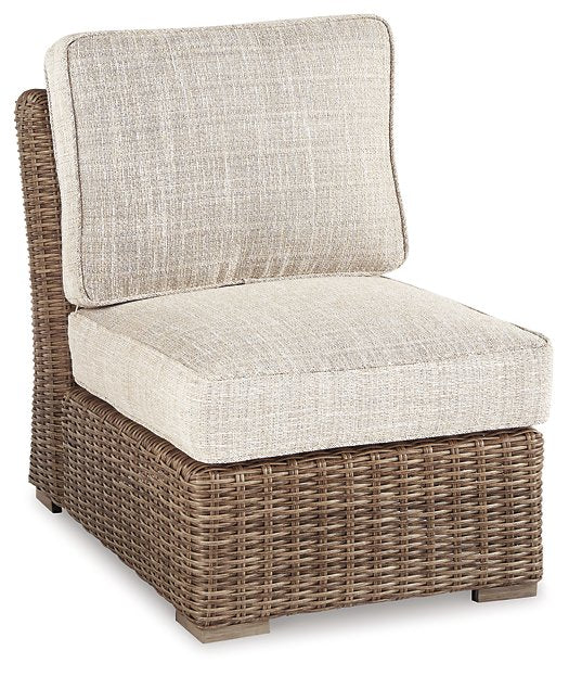 Beachcroft Outdoor Armless Chair with Cushion