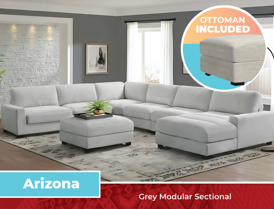 Arizona Grey Modular Sectional
