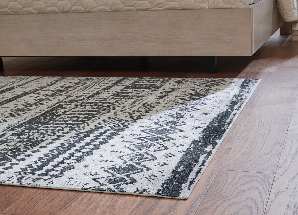 Devman 5'2" x 6'10" Washable Rug