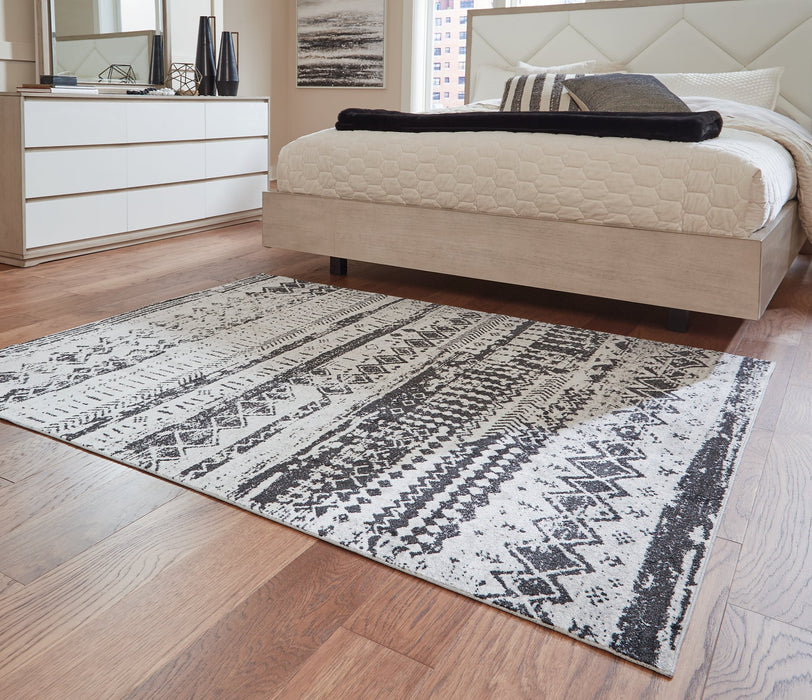 Devman 5'2" x 6'10" Washable Rug