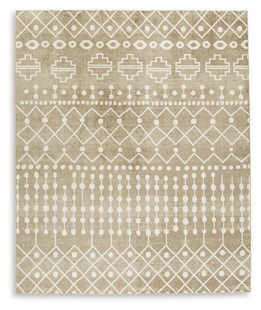 Bunchly 7'10" x 10'3" Washable Rug