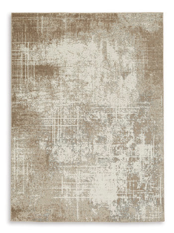 Grifflain 5'1" x 7' Washable Rug