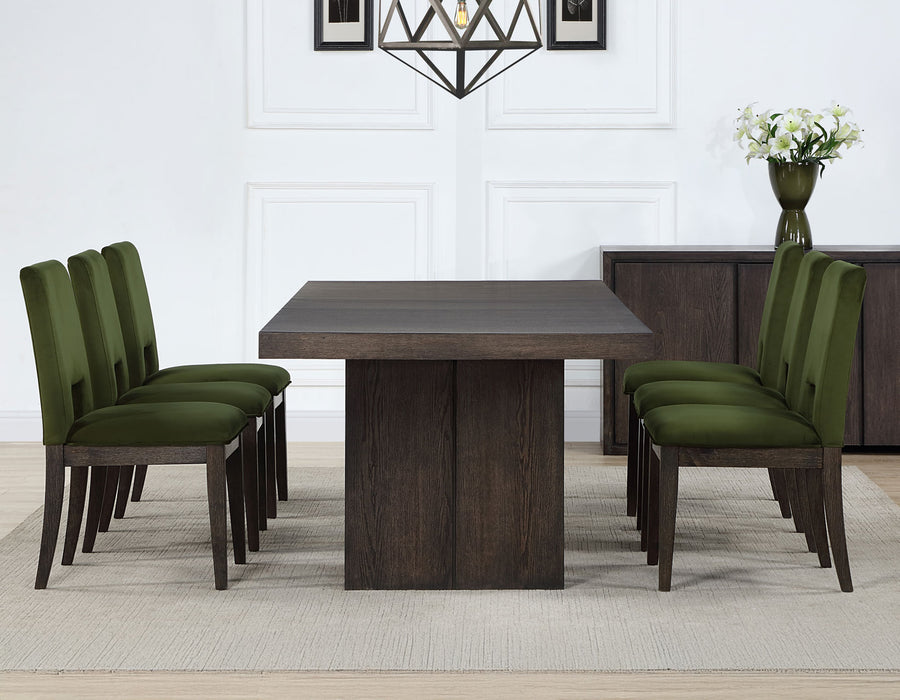 Evan 78-96 inch Dining Table with 18″ Leaf