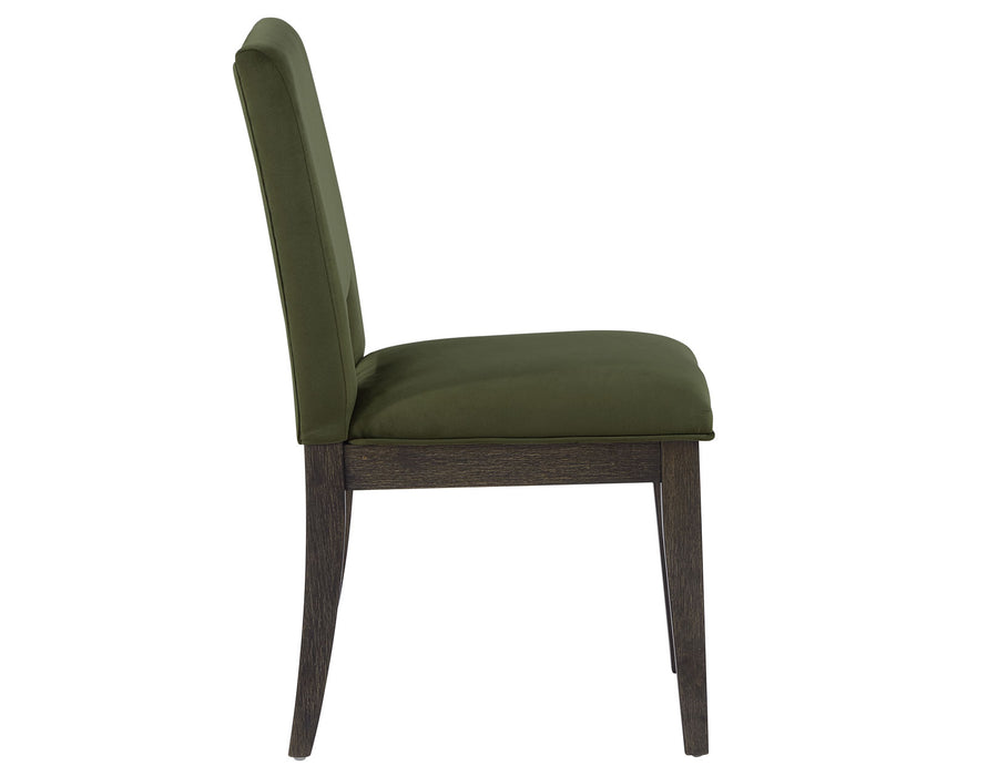 Evan Green Velvet Side Chair