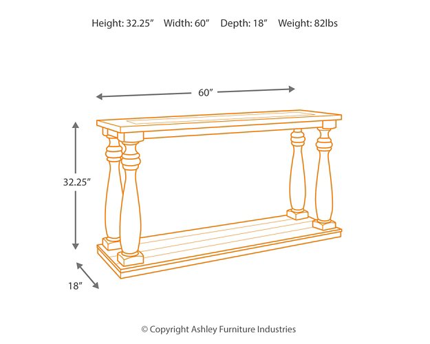 Mesa de sofá/consola Mallacar