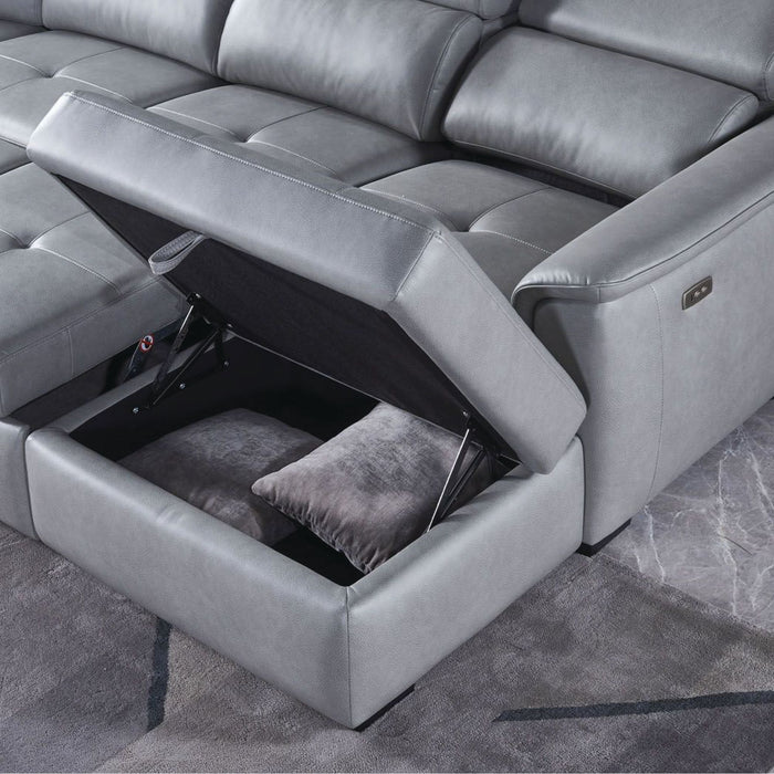 Typhoon 4pc Power Motion Sleeper Sectional