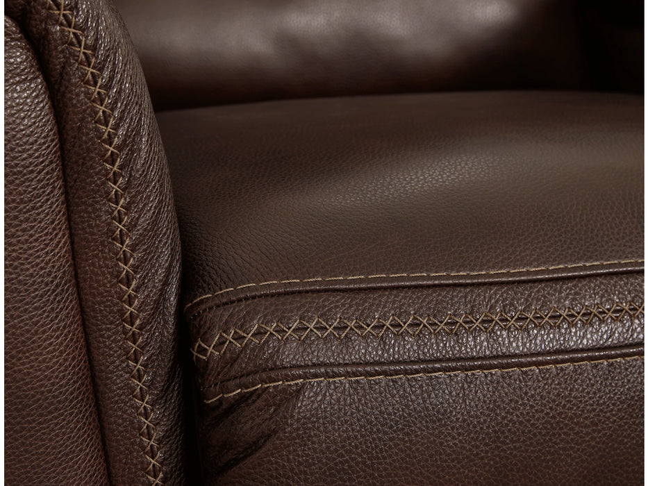 Alessandro Dual Power Leather Reclining Sofa