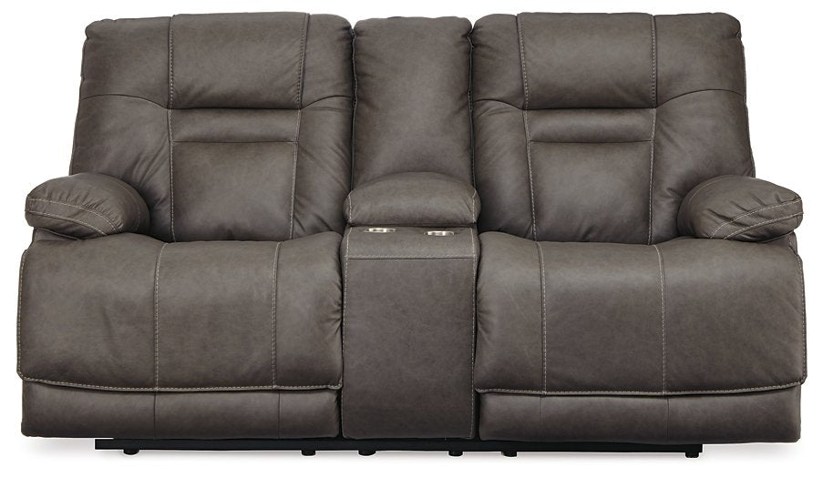 Wurstrow Power Reclining Loveseat with Console