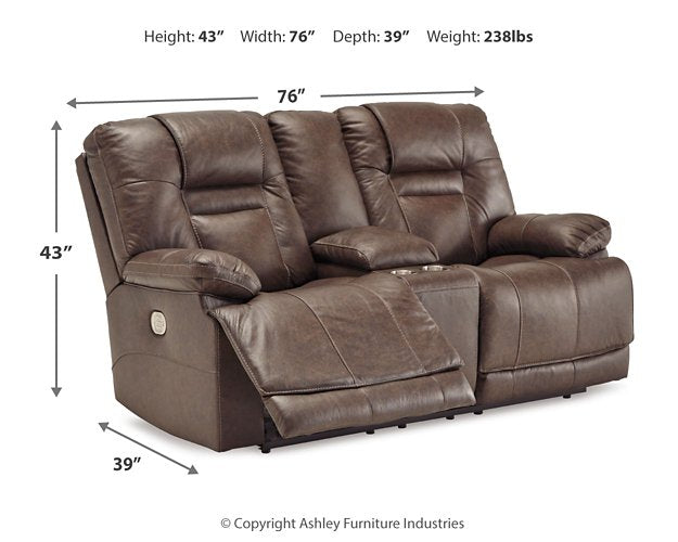 Wurstrow Power Reclining Loveseat