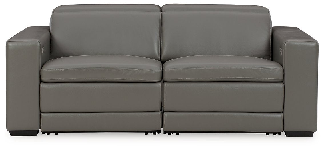 Texline Power Reclining Sectional Loveseat