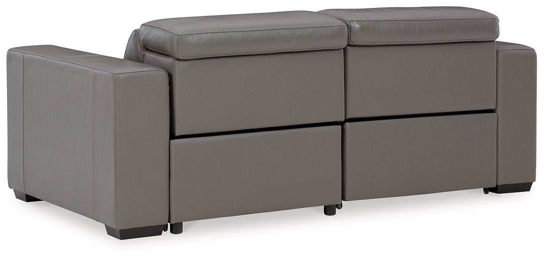 Texline Power Reclining Sectional Loveseat