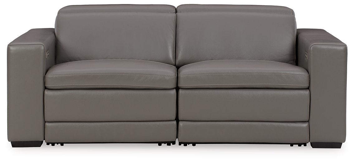 Texline Power Reclining Sectional Loveseat