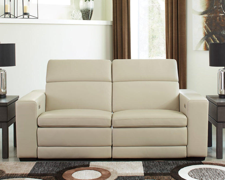 Texline Power Reclining Sectional Loveseat