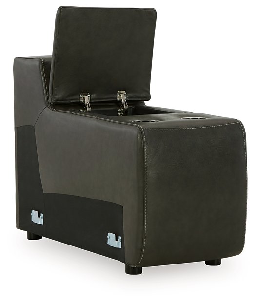 Center Line Power Reclining Loveseat with Console