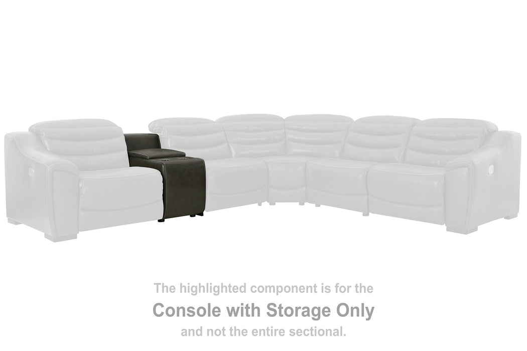 Center Line Power Reclining Loveseat with Console