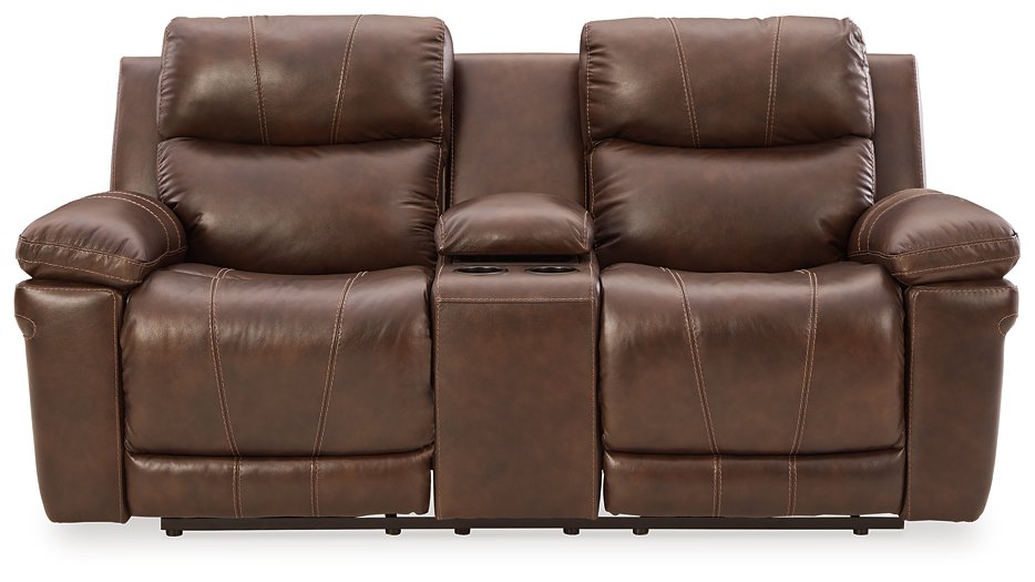 Edmar Power Reclining Loveseat with Console