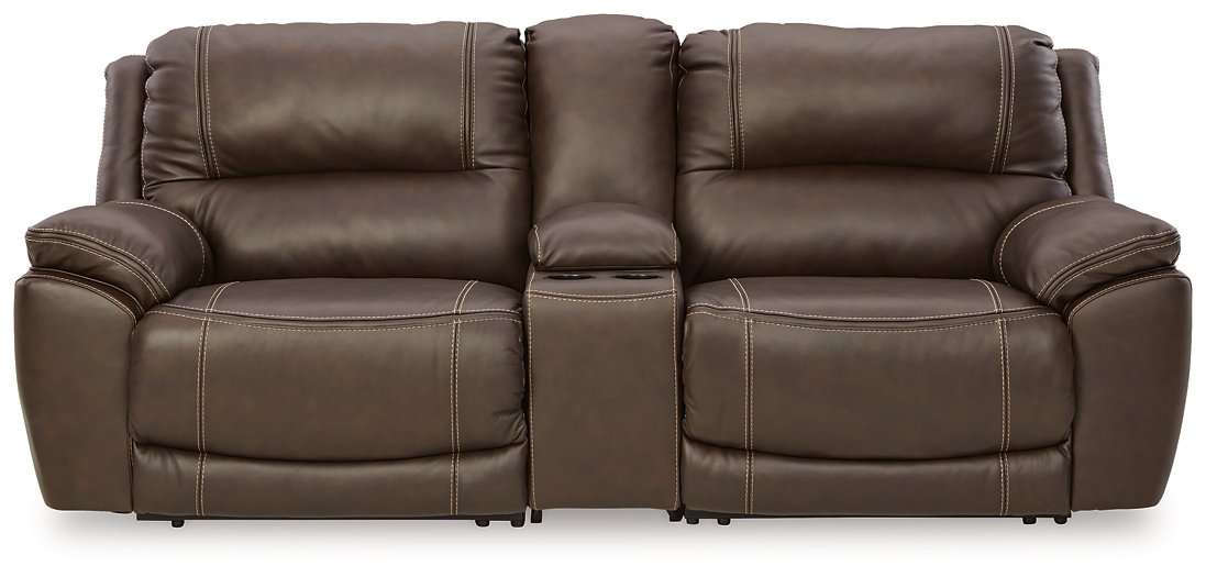 Dunleith Power Reclining Loveseat with Console