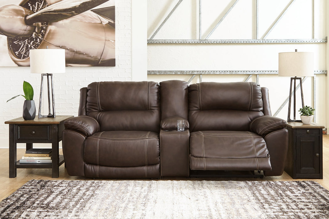 Dunleith Power Reclining Loveseat with Console