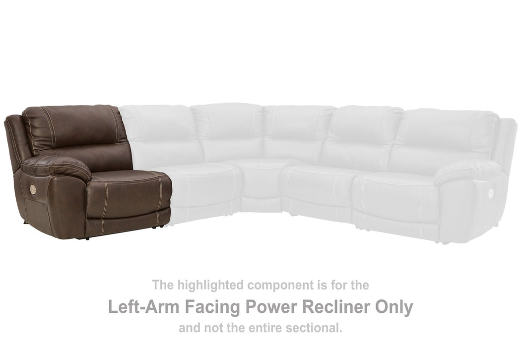 Dunleith Power Reclining Loveseat with Console