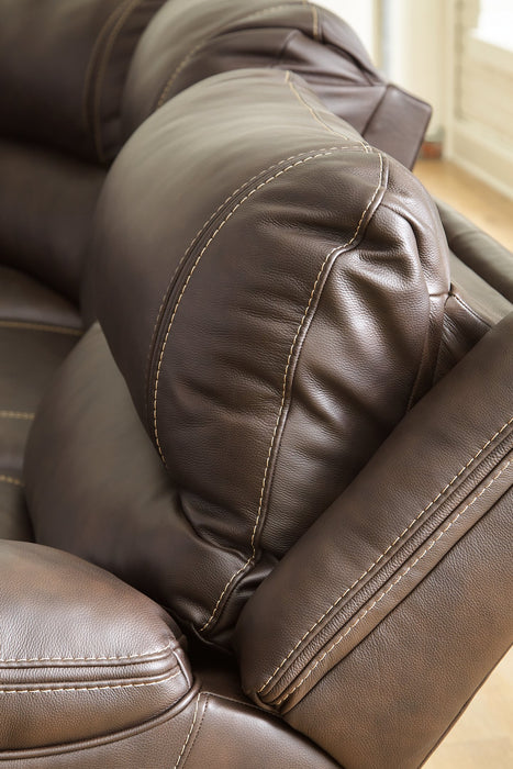 Dunleith Power Reclining Loveseat with Console