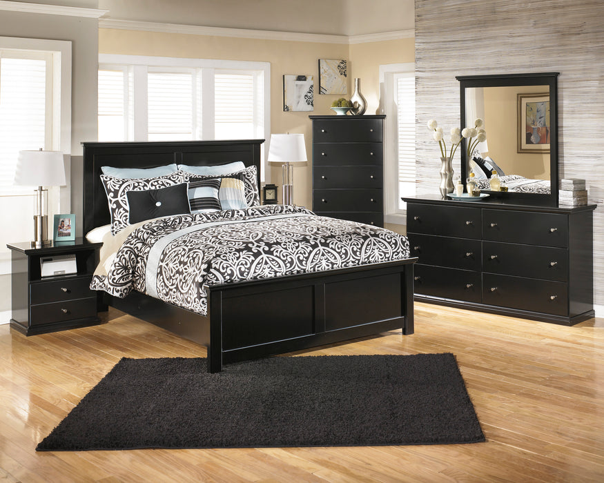 Maribel Bedroom Mirror Color: Black