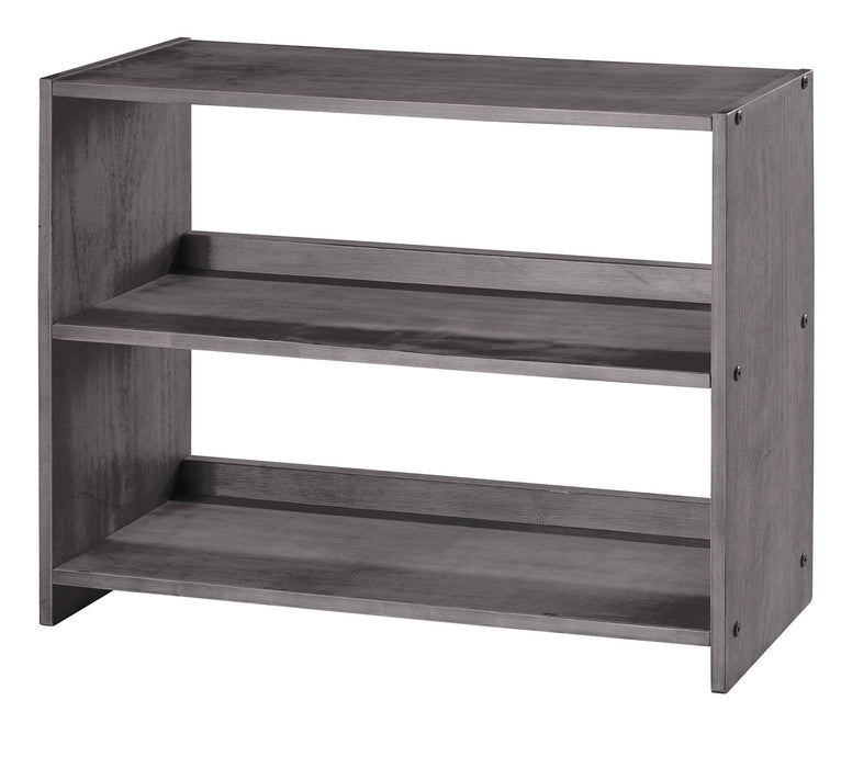 Louver Antique Grey Small Bookcase