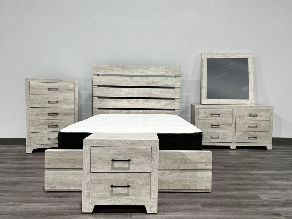 Salma Wengue Blanco Bed