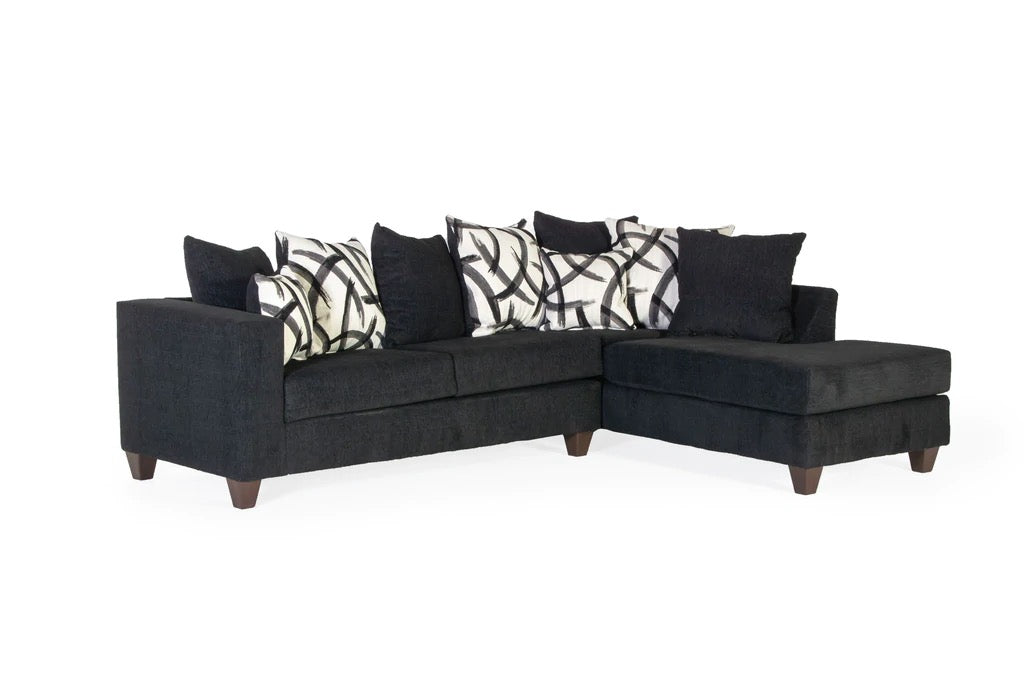 Venus Black Sectional