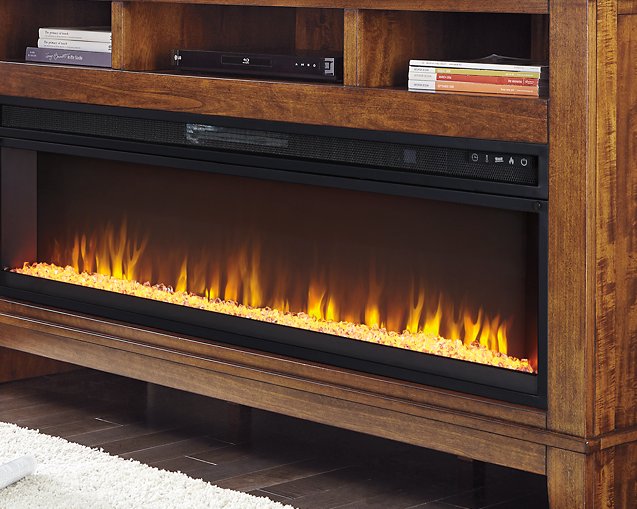 Krystanza TV Stand with Electric Fireplace