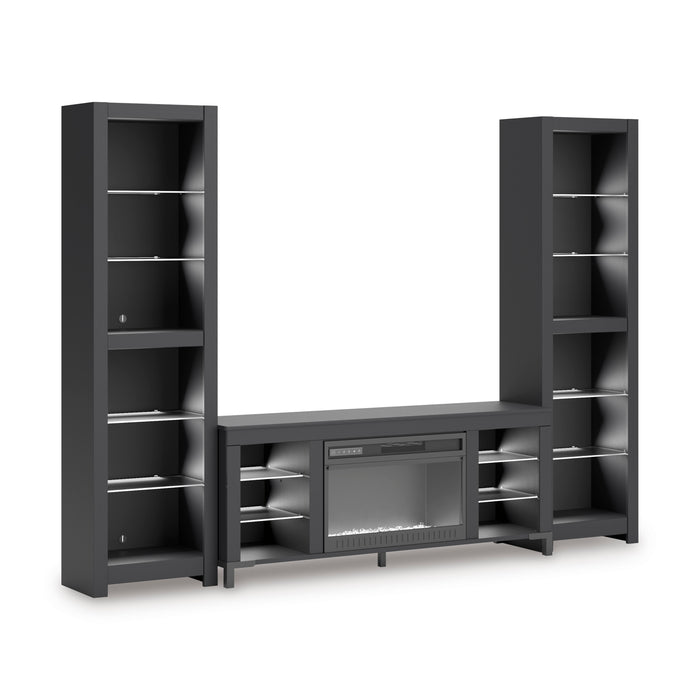 Cayberry Entertainment Center with Electric Fireplace