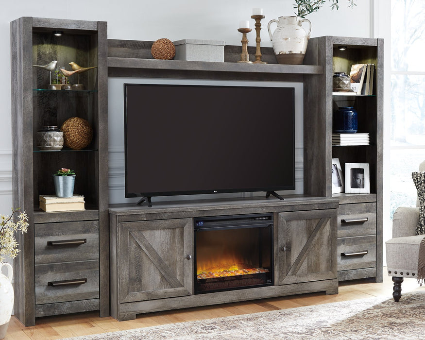 Wynnlow Entertainment Center with Electric Fireplace