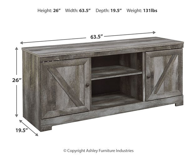 Wynnlow Entertainment Center with Electric Fireplace